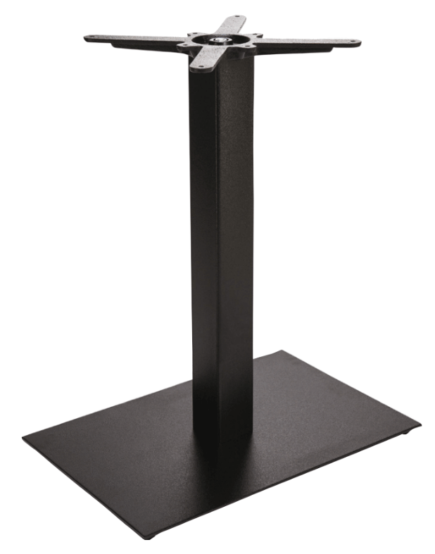 Pieds de table de la collection COME 19 par FLEXMOB en plaque métallique 7 mm avec vérins de réglage à Marseille