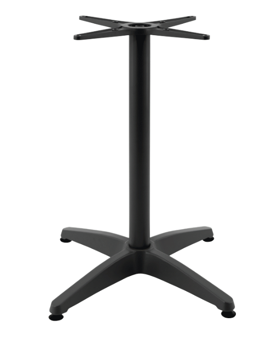 pied de table de la collection Monza en aluminium avec peinture epoxy par FLEXMOB à Cannes