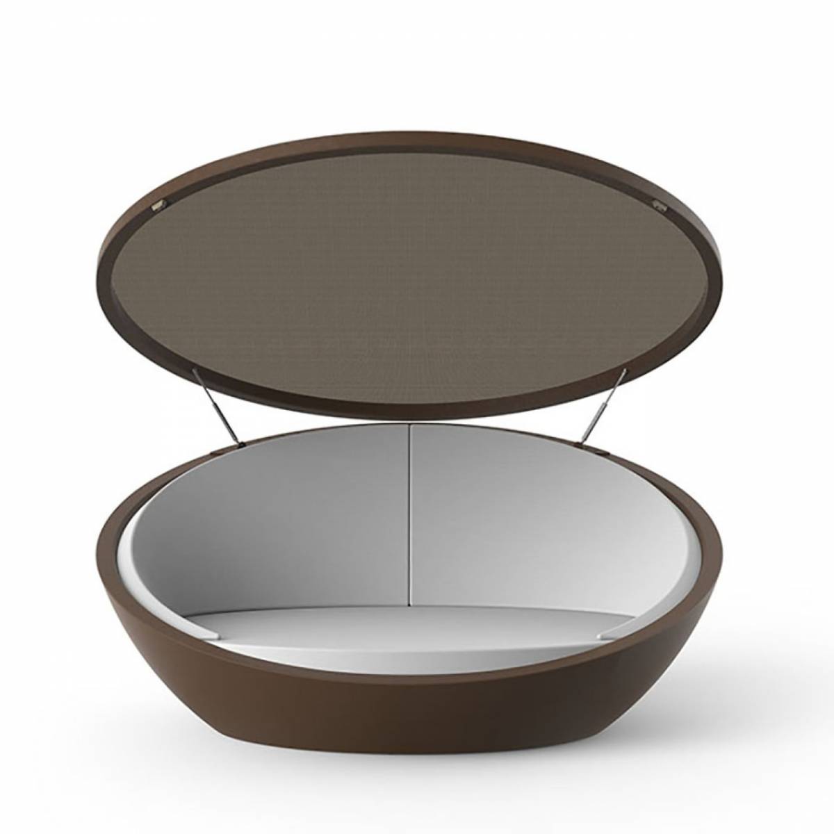 Daybed de la collection ULM par VONDOM couleur marron et blanc à Aix