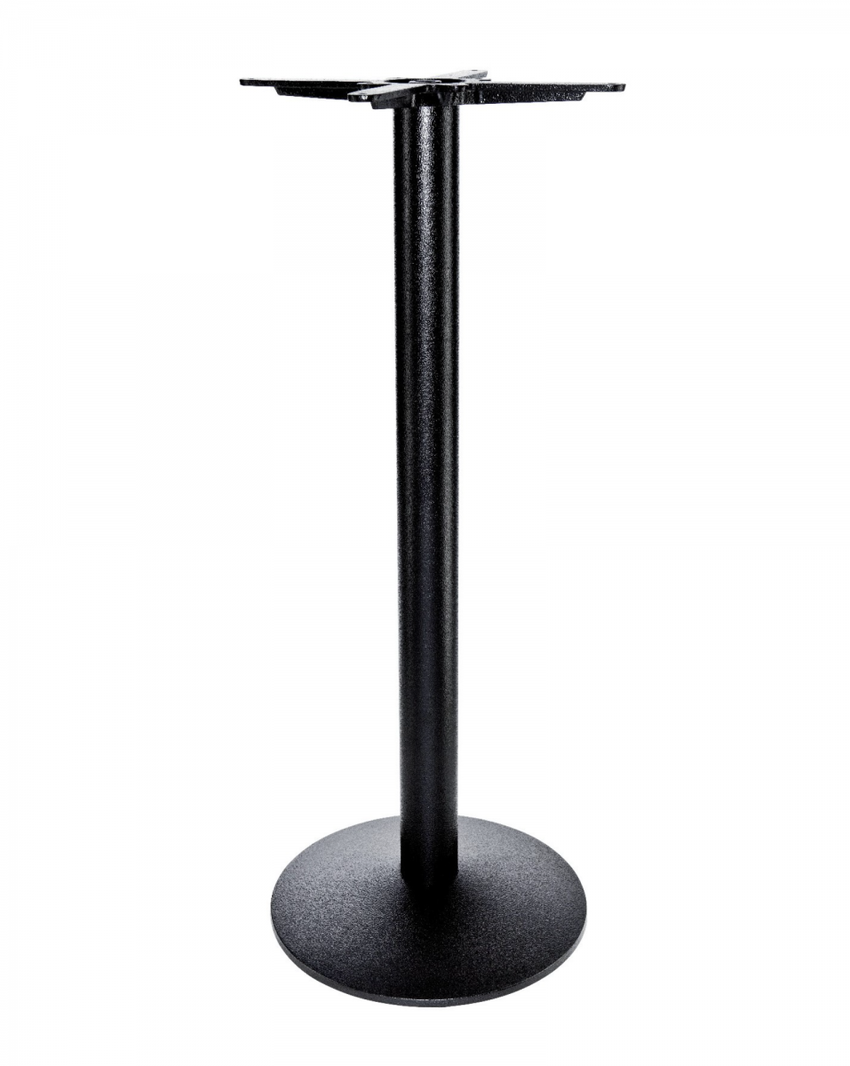 Pieds de table de la collection ROME 05 BAR en fonte d'acier et en époxy noir avec vérins de réglage à Paris
