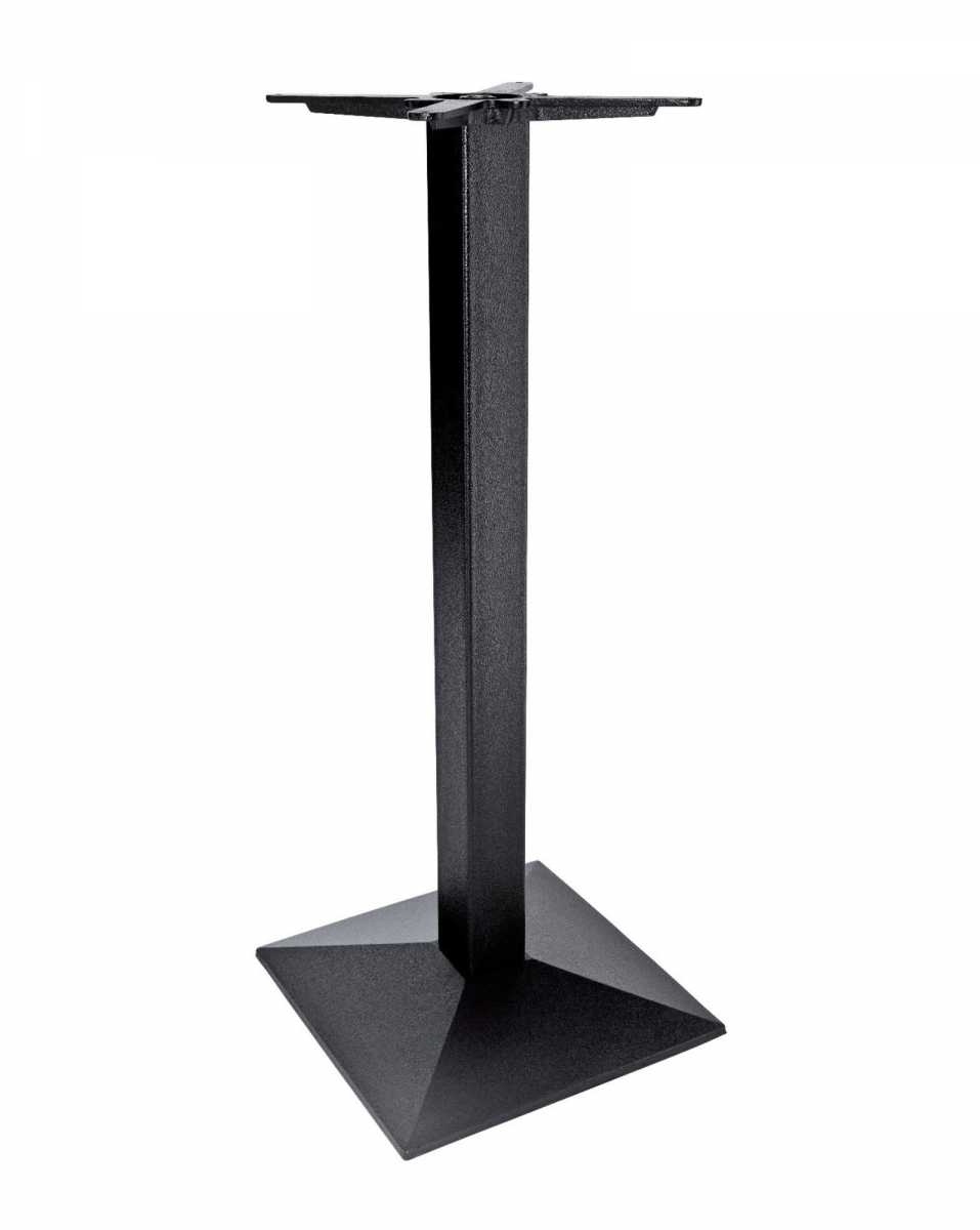 pieds de table de la collection ROME 12 BAR en fonte d'acier et en peinture époxy noire à Lyon