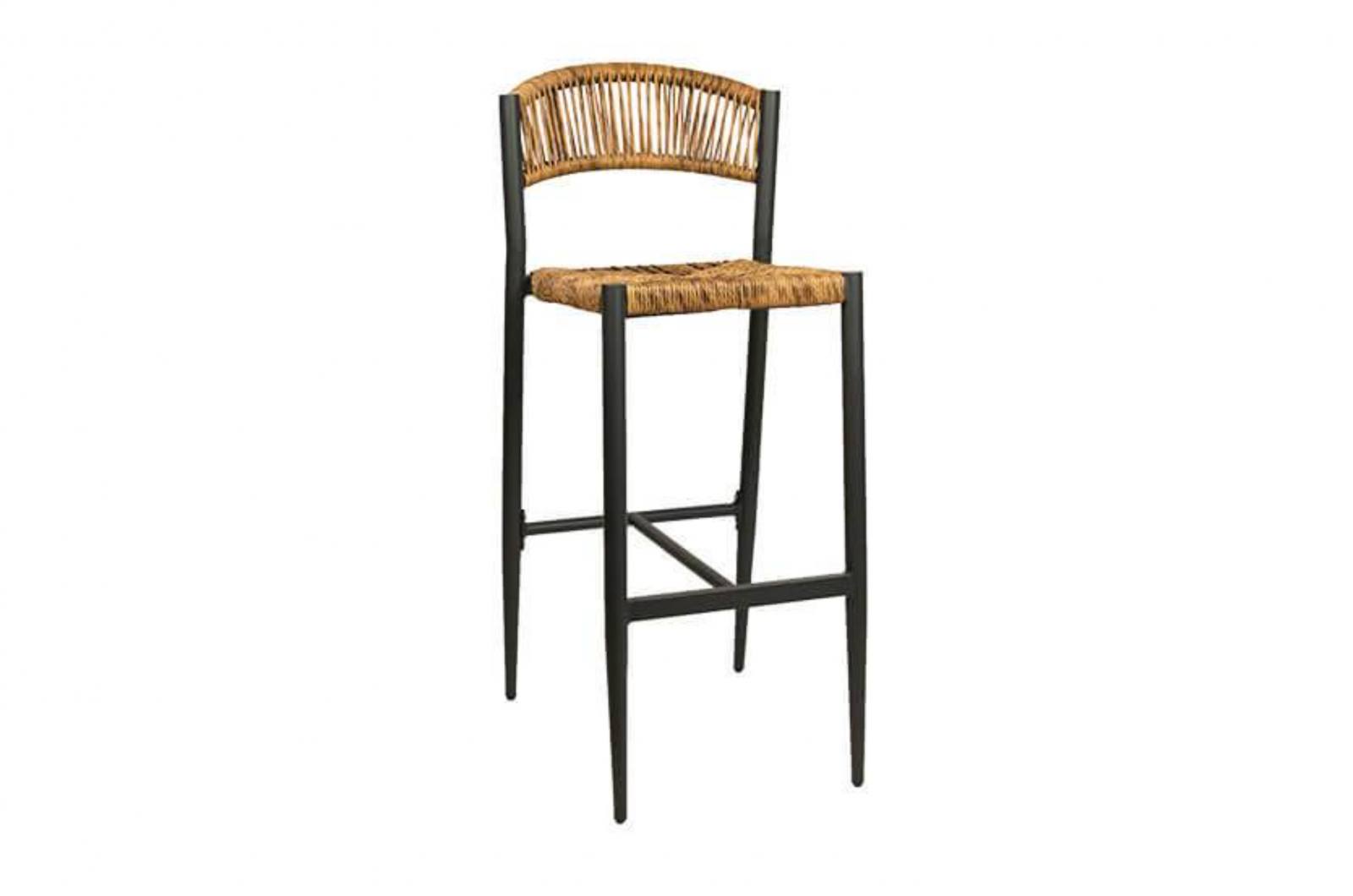 Tabouret haut d’extérieur de la collection Jonah Barstool  par KAJA en osier en aluminium à Nantes