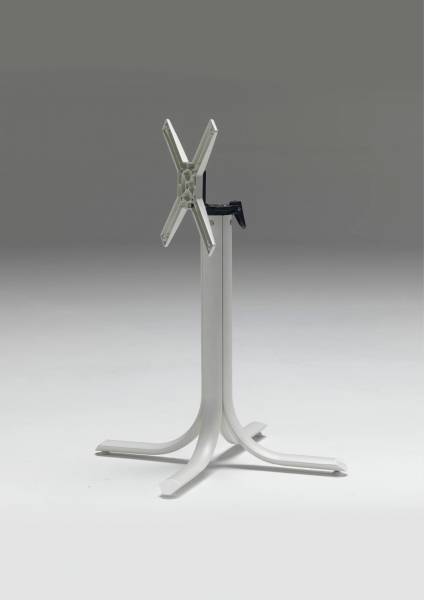 Table de repas en acier galvanisé disponible en version pliante