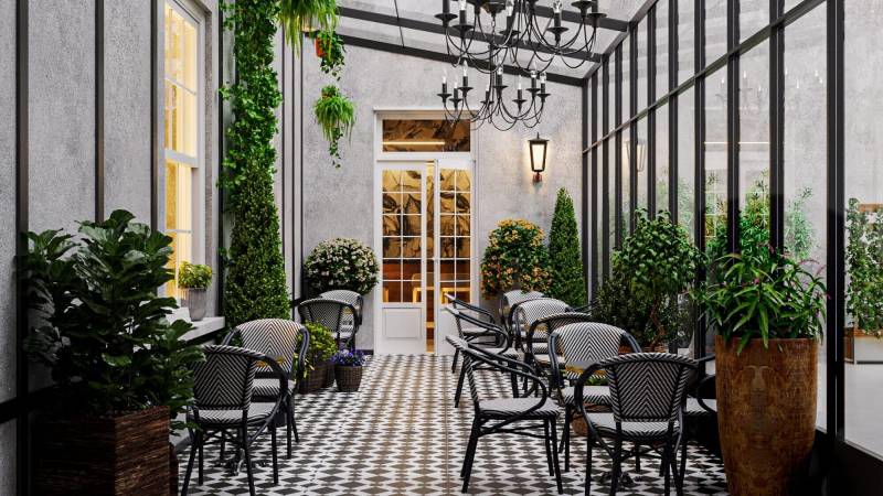 Fauteuil de repas style bistrot moderne collection Budapest