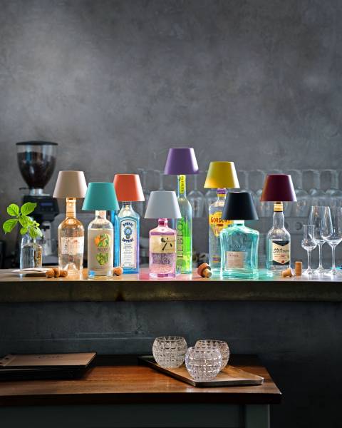 Lampe-bouteille de décoration à accu de la Collection Top 2.0 à Cannes