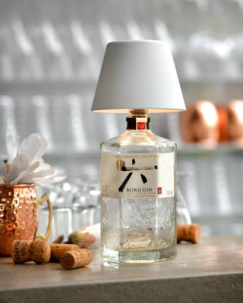 Lampe-bouteille de décoration à accu de la Collection Top 2.0 à Cannes