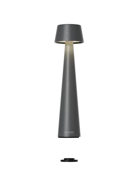 Lampe de table d’extérieur élégante en aluminium Collection Mono à Cagnes sur Mer