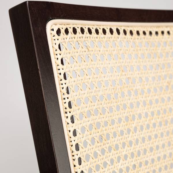 Fauteuil de repas d'intérieur naturel et rétro, Collection Mesh à Cannes