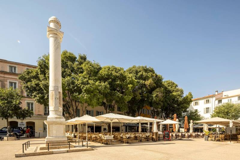 Nouvel aménagement sur la place National à Antibes 