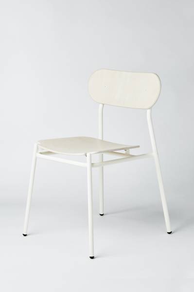 Chaise de restaurant professionnel en bois et en acier collection SOLEA