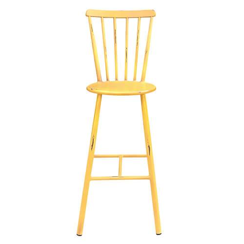 chaise haute de la collection Beann par KAJA couleur jaune vintage à Paris