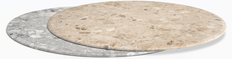 Plateau de table en marbre aggloméré par PEDRALI à Antibes