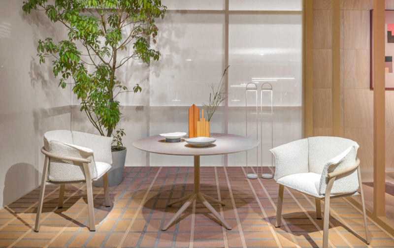 Plateau de table d’extérieur en Gres