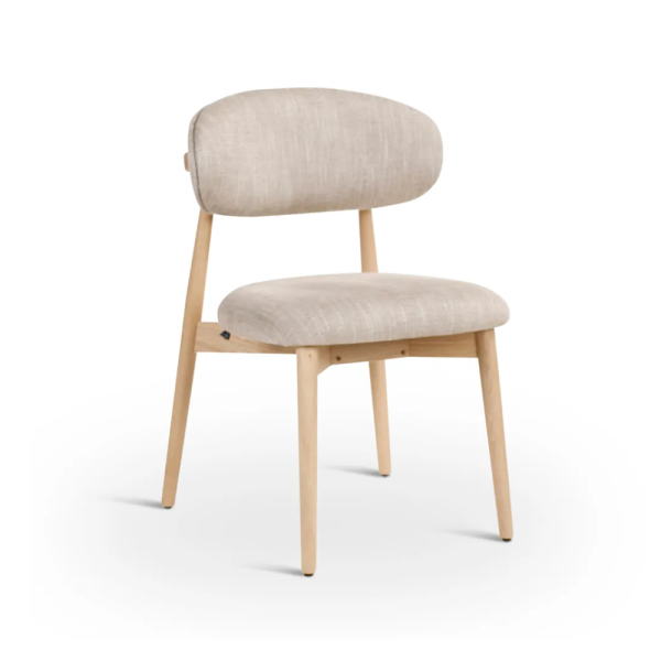 Chaise d’intérieur de restaurant cosy et élégante en bois, collection LOOF