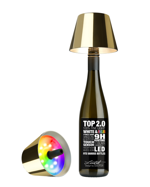 Lampe-bouteille de décoration à accu de la Collection Top 2.0 à Cannes
