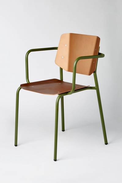 Chaise de restaurant en aluminium anodisé collection Gola à Marseille