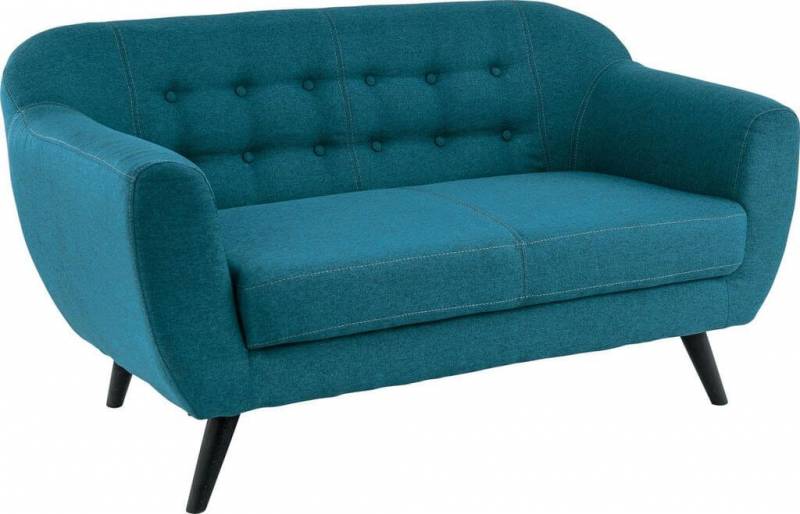 Canapé lounge deux place d'intérieur en hêtre et en tissu COMO de la collection Lola double à Paris