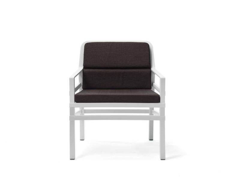 Fauteuil lounge monobloc confortable en polypropylène collection Aria fit