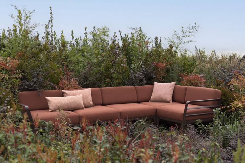 Salon de jardin modulable Maximo coloris Terra et Cannella