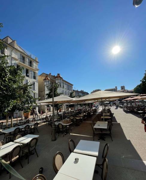 Parasol Supremo avec toile acrylique et structure en aluminium à Bordeaux