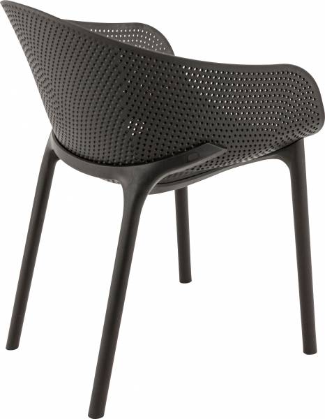 Chaise d’extérieur avec dossier en polypropylène collection Sky à Aix