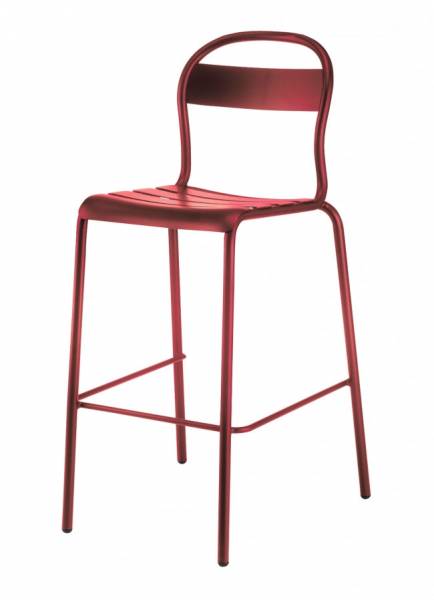 chaise haute de repas de la collection Stecca aubergine par Colos à Genève