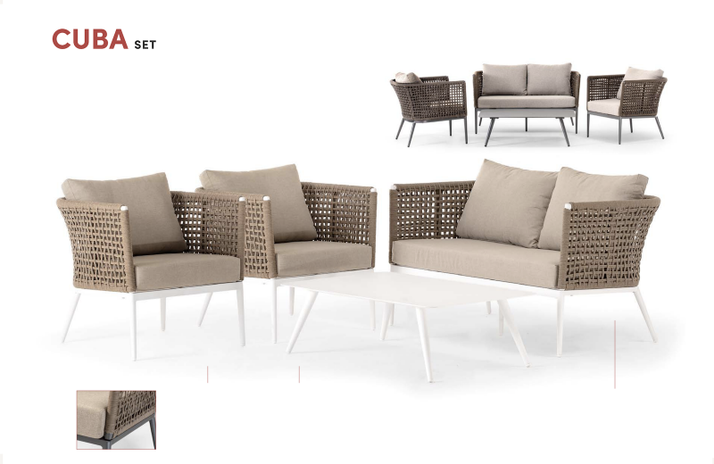 Un Salon de Jardin Alliant Originalité et Modernité collection Cuba