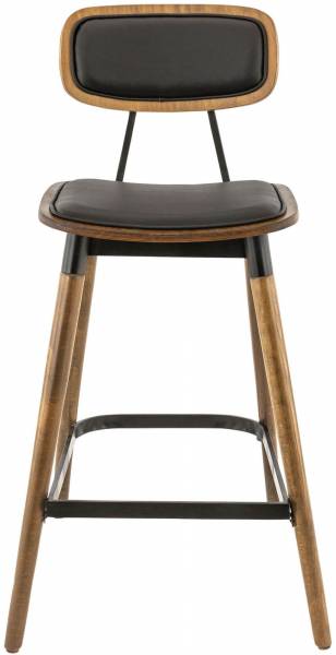 Chaise haute de restaurant de la collection Fancy BST de face à Aix