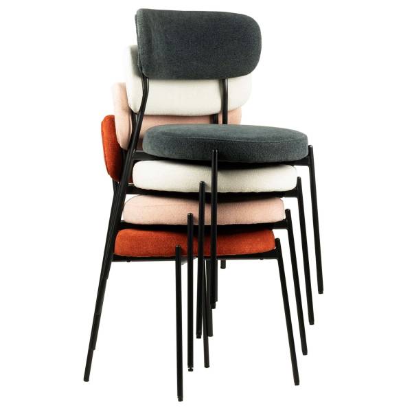 Fauteuil de repas d’intérieur moderne et rembourré, Collection Putri à Saint Raphaël